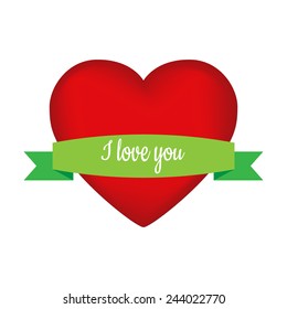Valentine's heart. Vector illustration