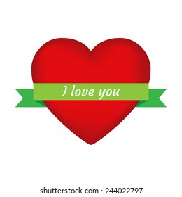 Valentine's heart. Vector illustration