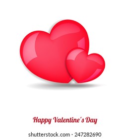Valentines heart. Vector illustration