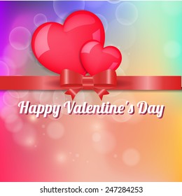 Valentines heart. Vector illustration