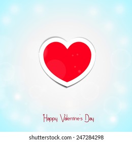 Valentines heart. Vector illustration