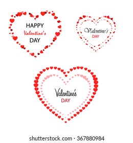 Valentines heart. Vector illustration
