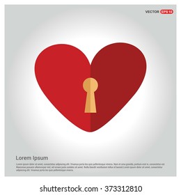Valentines heart. Vector illustration.