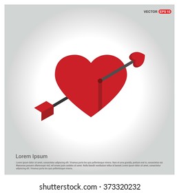 Valentines heart. Vector illustration.