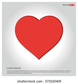 Valentines heart. Vector illustration.
