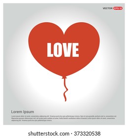 Valentines heart. Vector illustration.