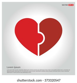 Valentines heart. Vector illustration.
