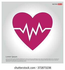 Valentines heart. Vector illustration. Romantic love pattern
