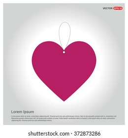 Valentines heart. Vector illustration. Romantic love pattern