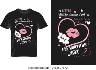 Valentines heart Vector t-shirt design