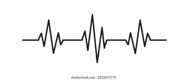 Ritmo cardíaco de San Valentín, lindo. Dibuja el electrocardiograma, dibuja la frecuencia cardíaca de una manera minimalista y moderna. Camisetas de pareja y familia.