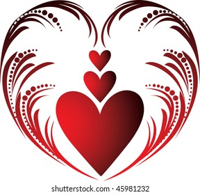 Valentines hearts