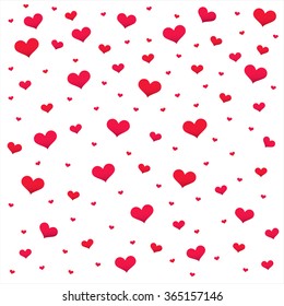 Valentine's hearts background