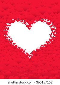 Valentine's hearts background