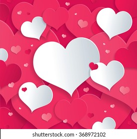 valentine's hearts background