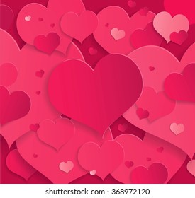 valentine's hearts background