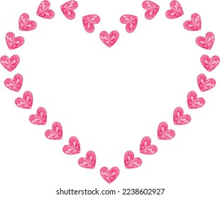 Valentinherzen Edelstein, Vektorgrafik