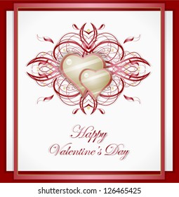 Valentines hearts. Illustration 10 version