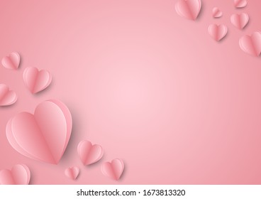 Pink Heart Background High Res Stock Images Shutterstock