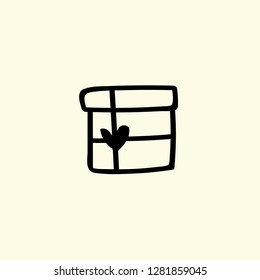 Valentine's Icon Illustrated Vector Graphic Download Template