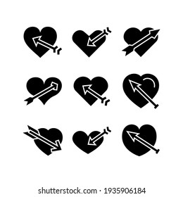 valentines icon or logo isolated sign symbol vector illustration - high quality black style vector icons
