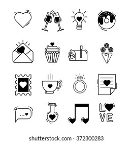 Valentines Icon Set 