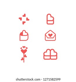 valentine's icon vector design