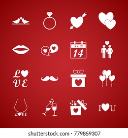 Valentines Icons Set