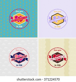 Valentines icons set. eps8