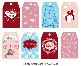 valentine's labels