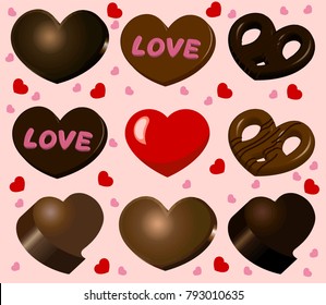 Valentine's love chocolate set.eps
This is a vector illustration.