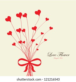 Valentine's love flower