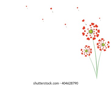 Valentine's love flower