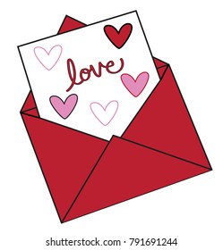 Valentines Love Heart Letters