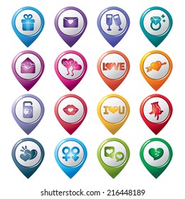 Valentines and Love Pointer Icons