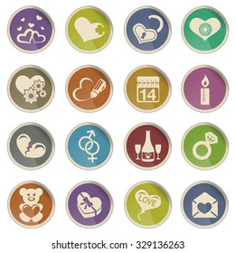 Valentines and Love Web Icons