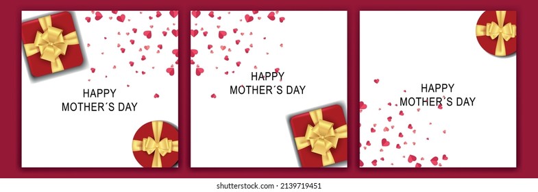 Valentine's and mother's day background. Vector illustration. background with ca. Love sale banner or greeting card. social networks mother's day and valentine's day.