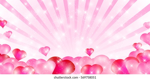 Valentine's Mother's Day Balloon Background