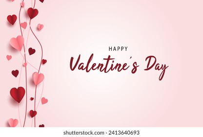 Valentine's, Mother's day design background. for greeting card, banner or poster template. Holidays design theme