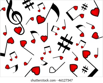 Valentines music background