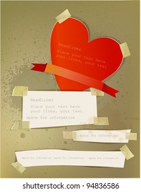 valentines paper for notes