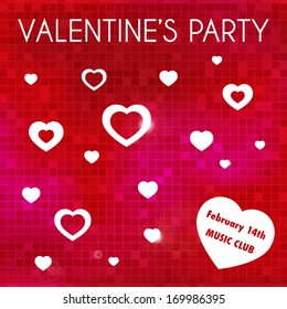 Valentine's party invitation