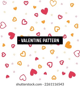 Valentine's Pattern Design, Seamless pattern, abstract background