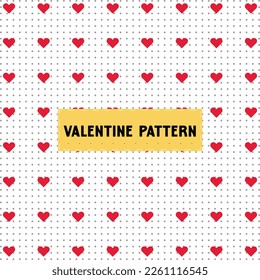Valentine's Pattern Design, Seamless pattern, abstract background