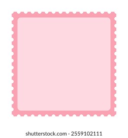 Valentines postage stamp square shape