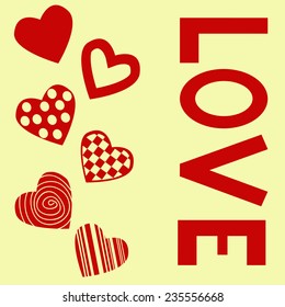 Valentines postcard