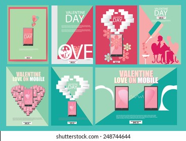 valentines poster set
