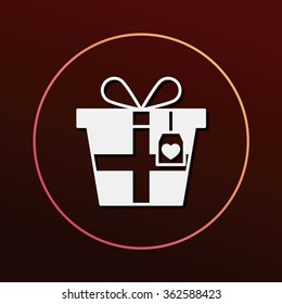 valentine's present icon