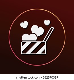 valentine's present icon