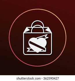 valentine's present icon